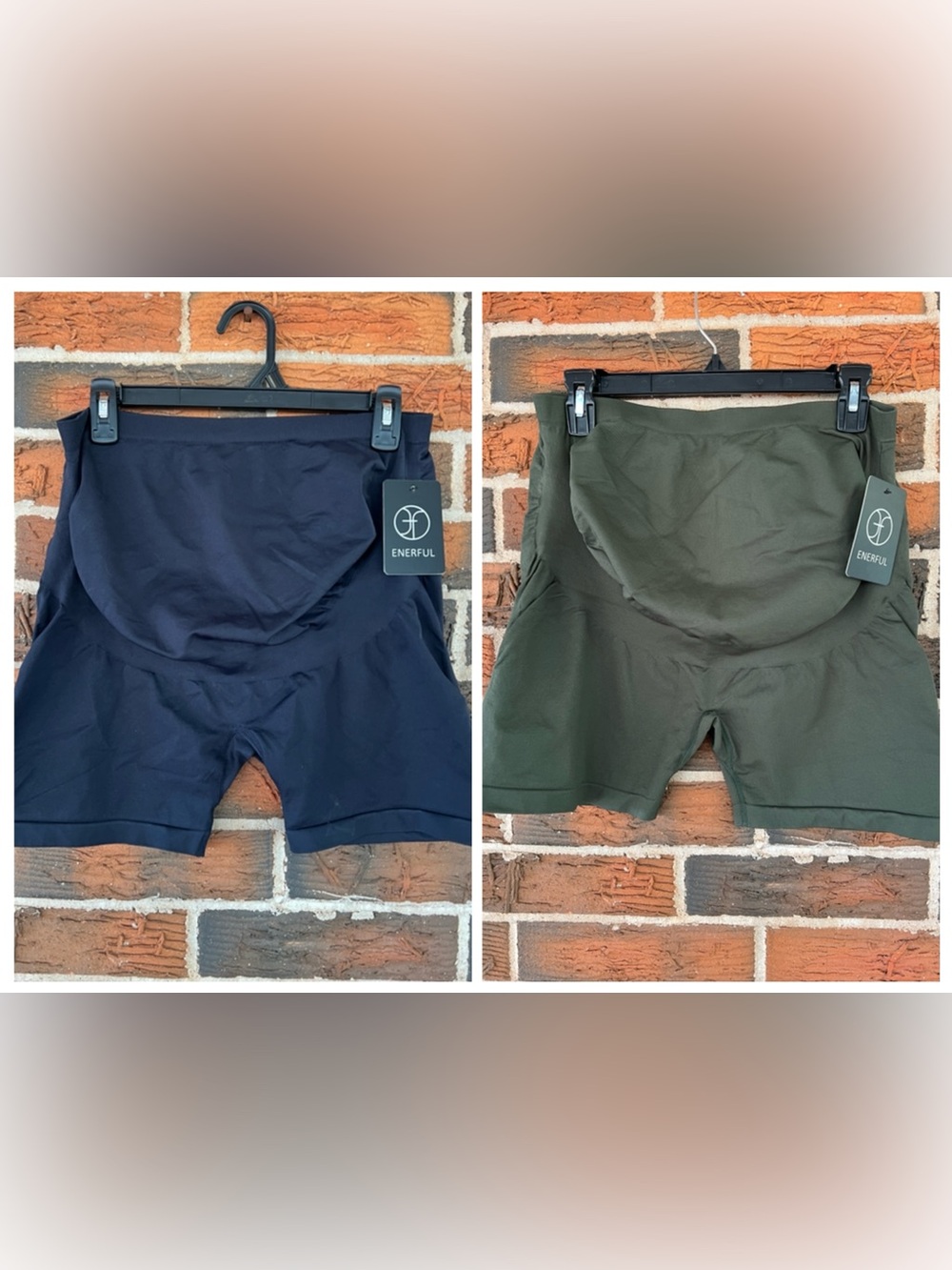 NWT Enerful Maternity / Plus Size XXL Shorts Set (2-Pack) - Postpartum Friendly